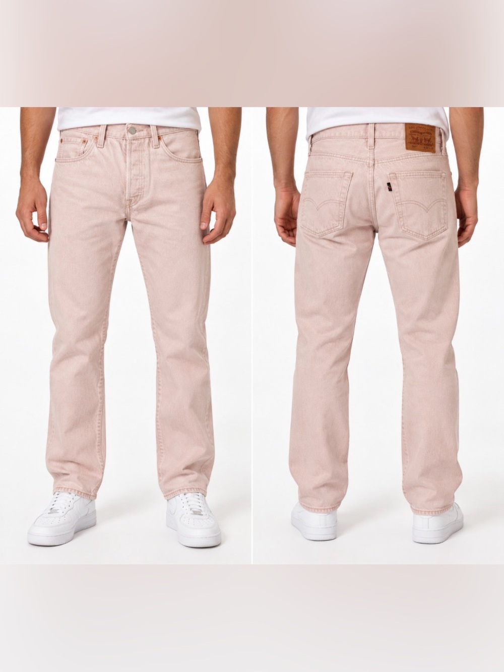 Levi’s Fresh 501 Original Loquat Pink Cherry Tab Jeans W32 L32